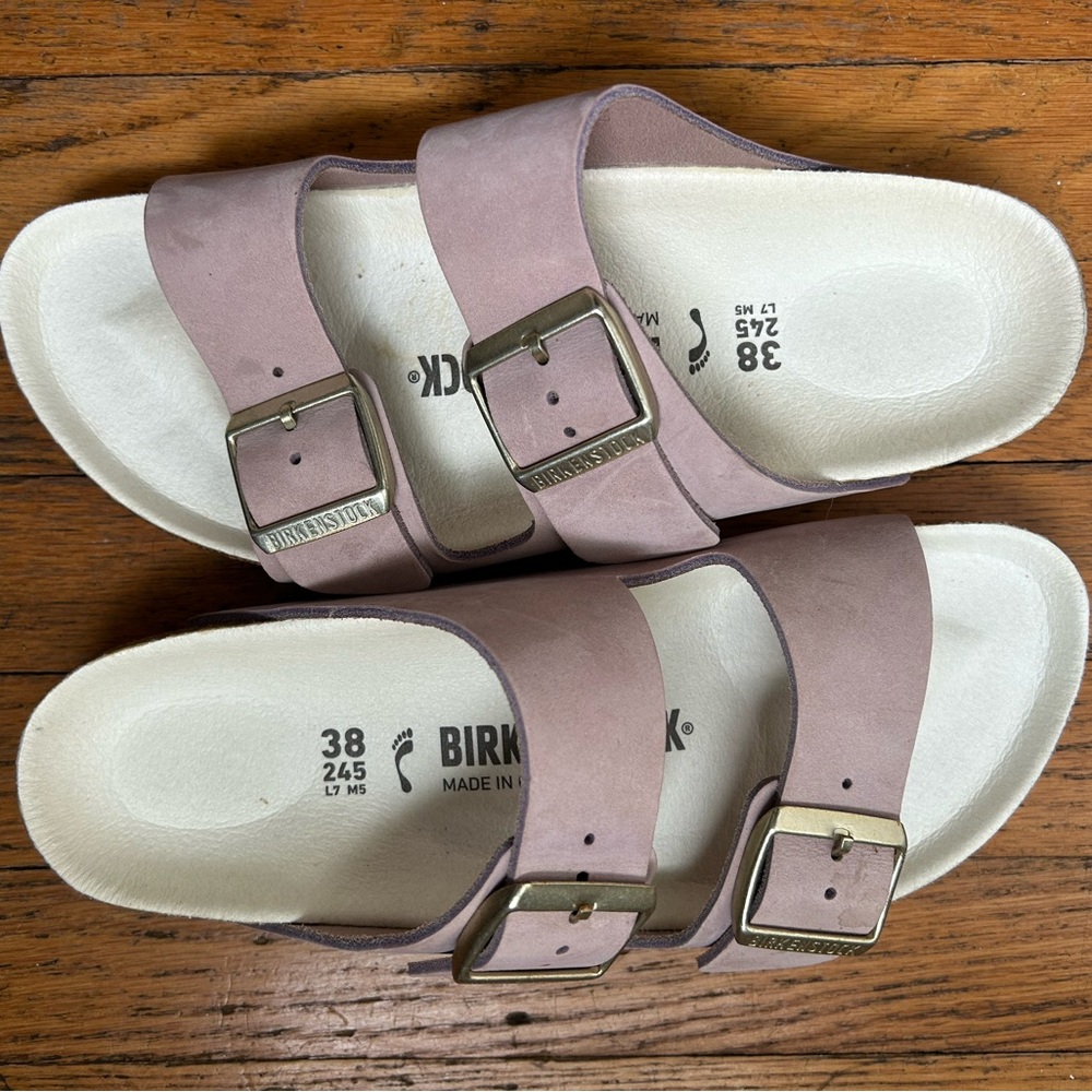 Birkenstock Sandals with Adjustable Straps and Contoured Footbed